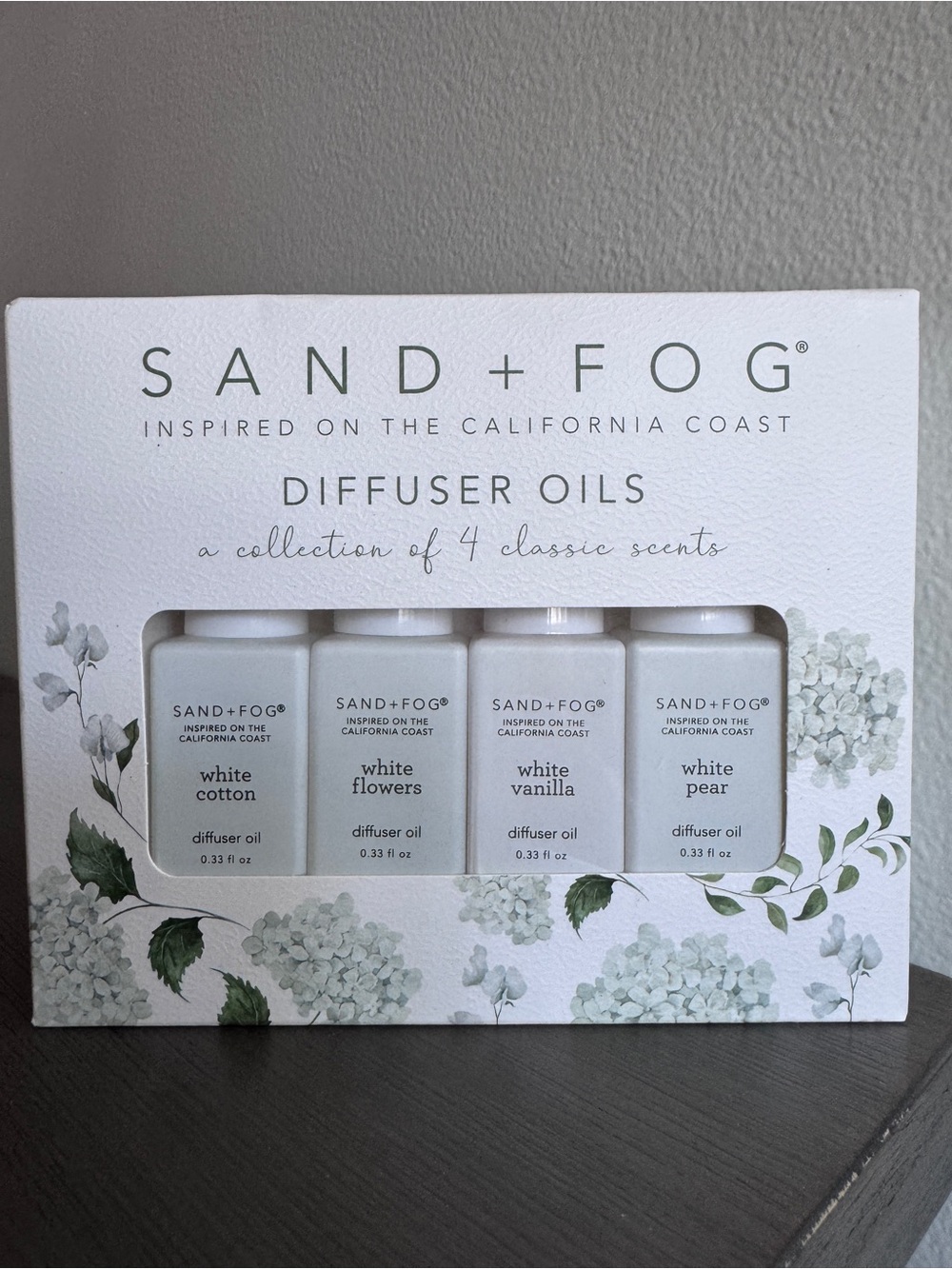 Sand + Fog White Collection Diffuser Oils – 4 Piece Set NIB